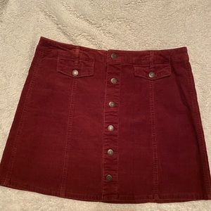 Corduroy skirt